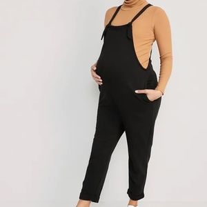 Old Navy Maternity Soft-Knit Knotted-Strap Overalls - NWT!